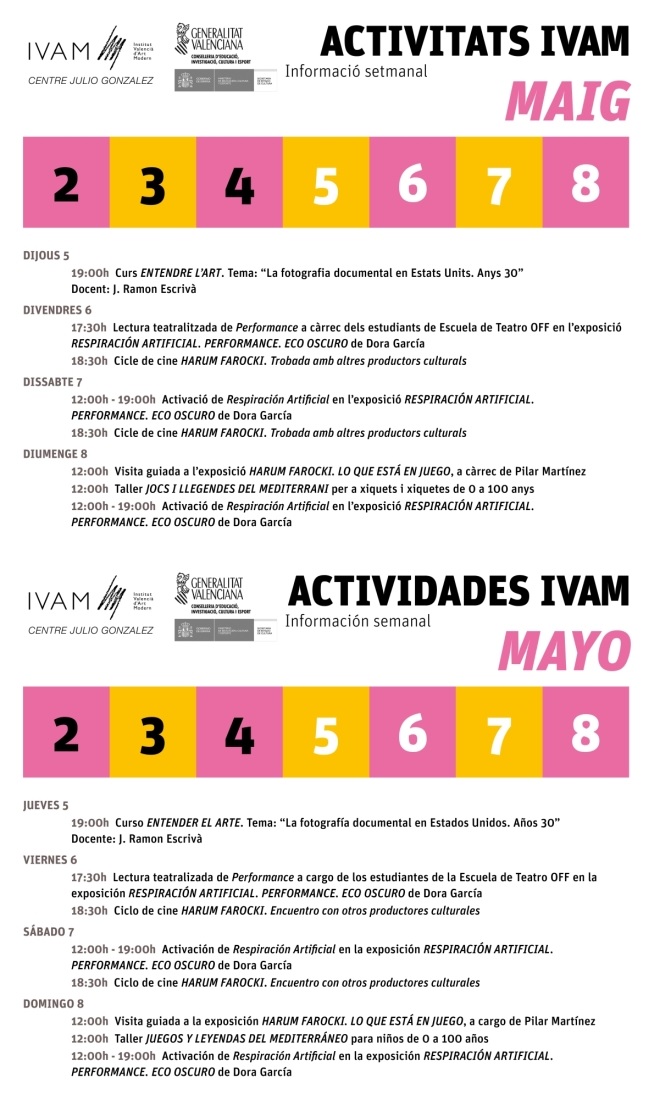 IVAM 2 a 8 mayo 2016