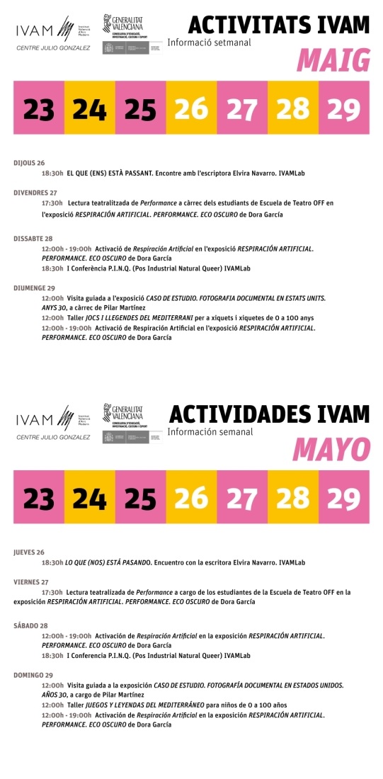 IVAM 23 a 29 mayo