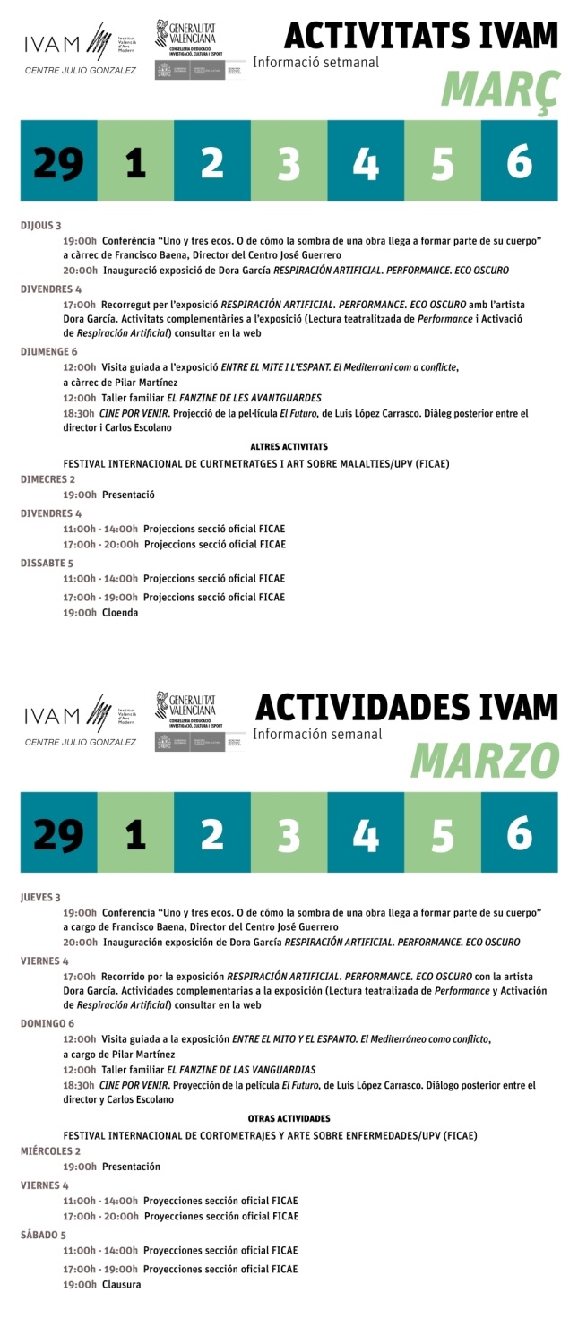 IVAM 29 febrero al 6 marzo