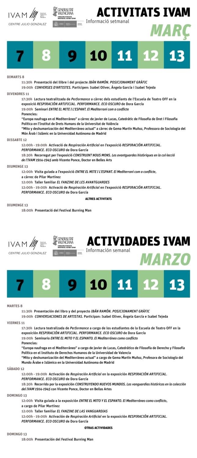 IVAM 7 al 13 marzo 2016