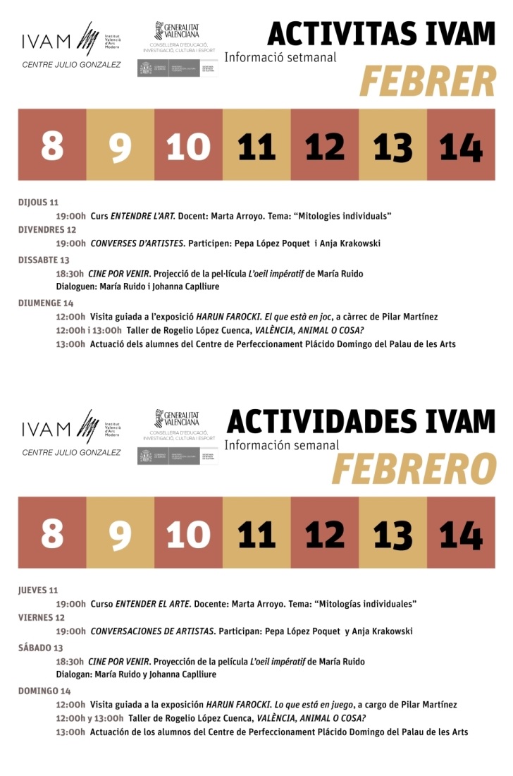 IVAM 8 a 14 febrero 2016