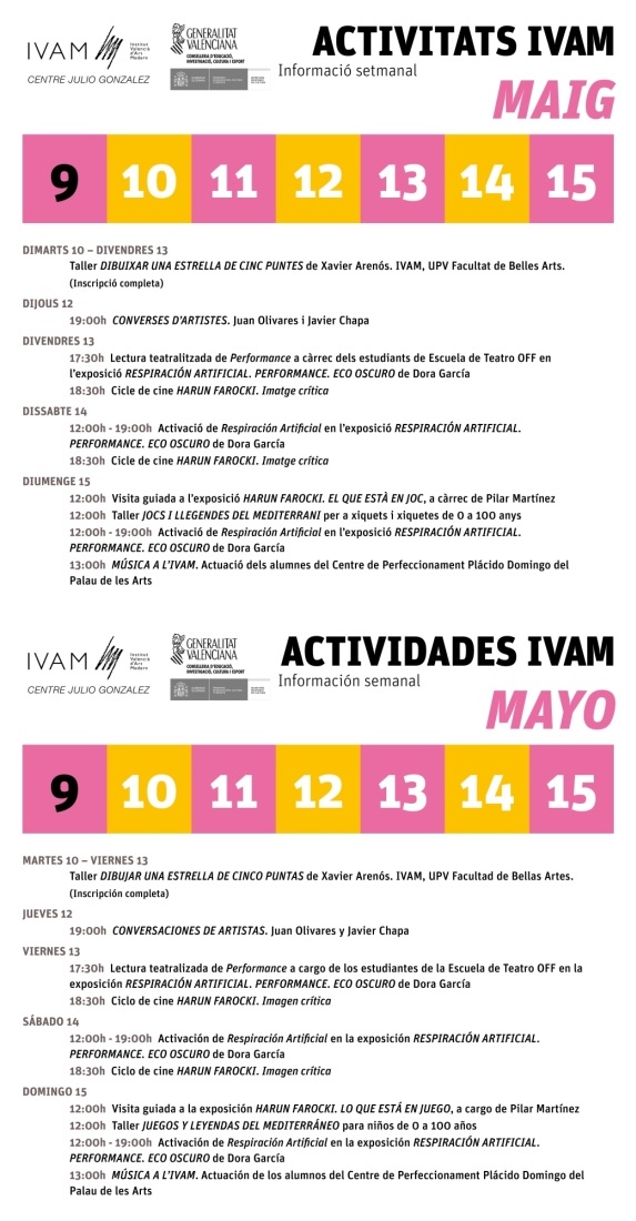 IVAM 9 al 15 mayo 2016