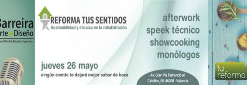LA REVISTA TU REFORMA PRESENTA «REFORMA TUS SENTIDOS» EL 26 DE MAYO EN BARREIRA A+D