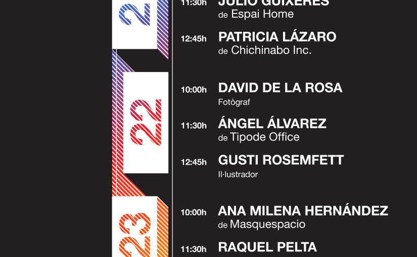 CONFERENCIAS DE NUESTROS COLEGIADOS EN LAS 16 JORNADAS DE DISSENY EASDC