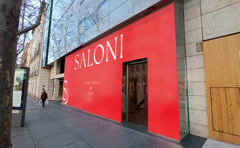 SALONI ABRIRÁ SU PRIMERA FLAGSHIP EN LA CALLE SERRANO DE MADRID DE LA MANO DE HUUUN ESTUDIO