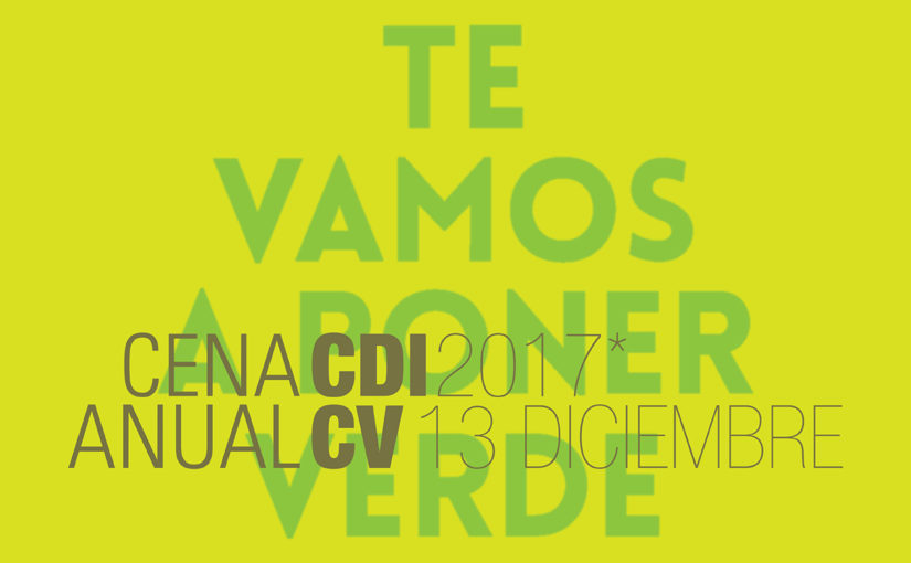 CENA ANUAL DEL CDICV EL MIÉRCOLES 13 DE DICIEMBRE EN VINOTINTO