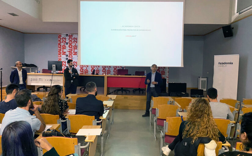 INICIO SESIONES ACADEMIA CDICV ‘ILUMINACIÓN PARA PROYECTOS DE INTERIORISMO’