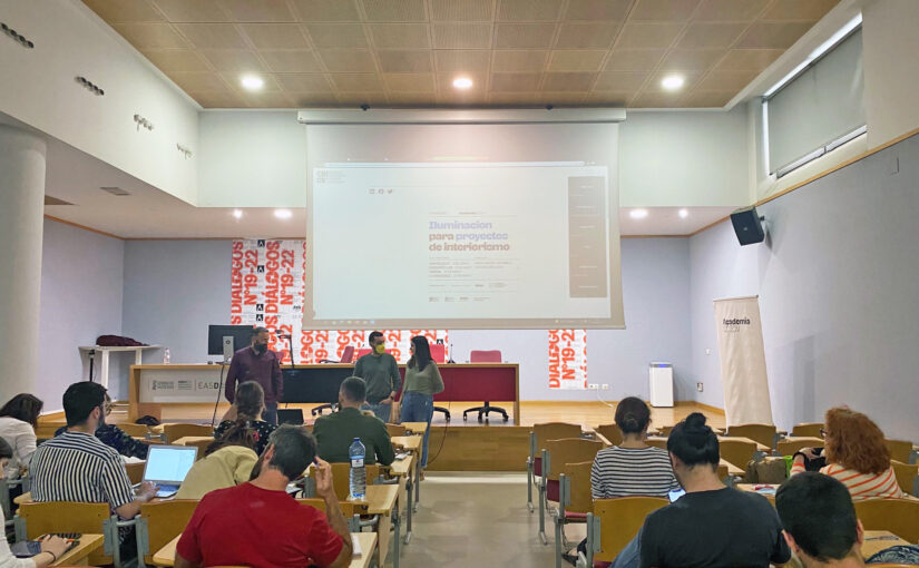 SEGUNDA SESIÓN ACADEMIA CDICV ‘ILUMINACIÓN PARA PROYECTOS DE INTERIORISMO’