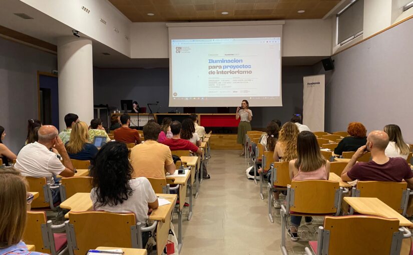 CUARTA SESIÓN ACADEMIA CDICV ‘ILUMINACIÓN PARA PROYECTOS DE INTERIORISMO’