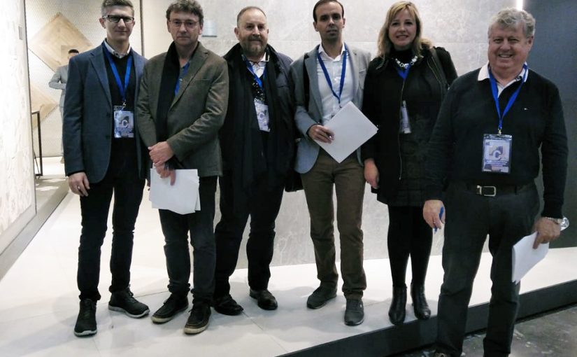 El jurado del Premio Diseño de Interiores al mejor stand Cevisama 2019 ya ha terminado su recorrido