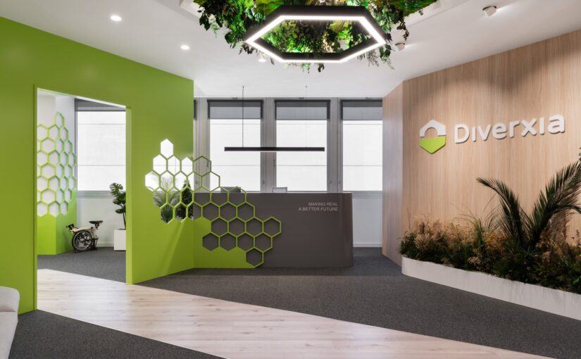 NUEVO PROYECTO DE IDEAS INTERIORISMO · DISEÑO DE OFICINAS PARA DIVERXIA