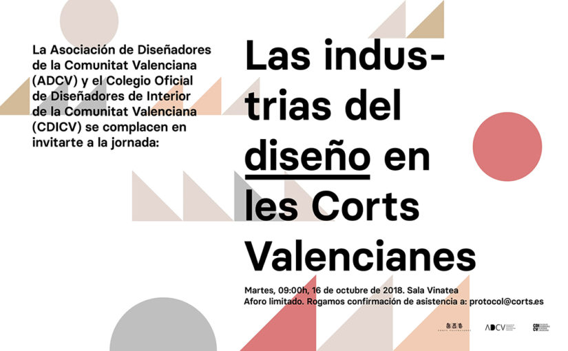 El CDICV participa en una jornada reivindicativa sobre Diseño en Les Corts Valencianes