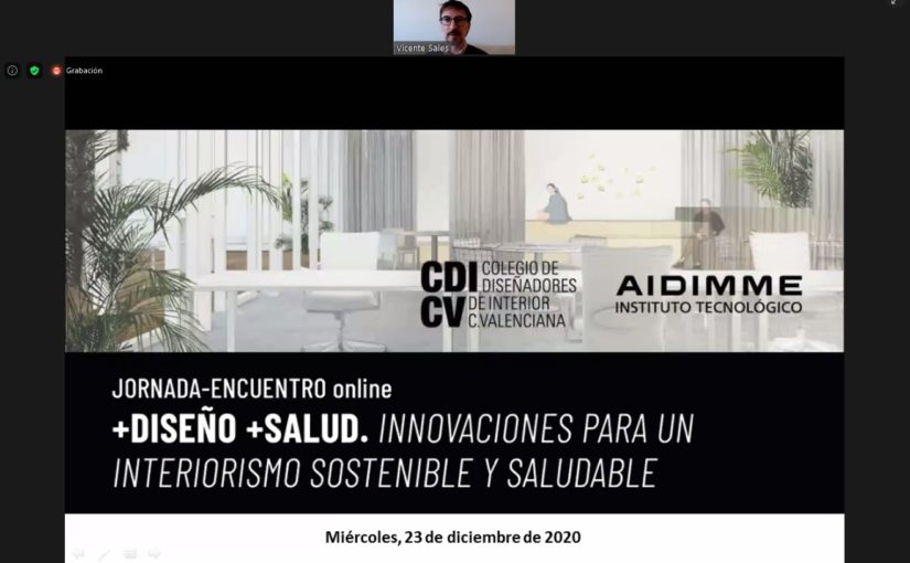 CDICV-AIDIMME. JORNADA-ENCUENTRO ONLINE +DISEÑO +SALUD